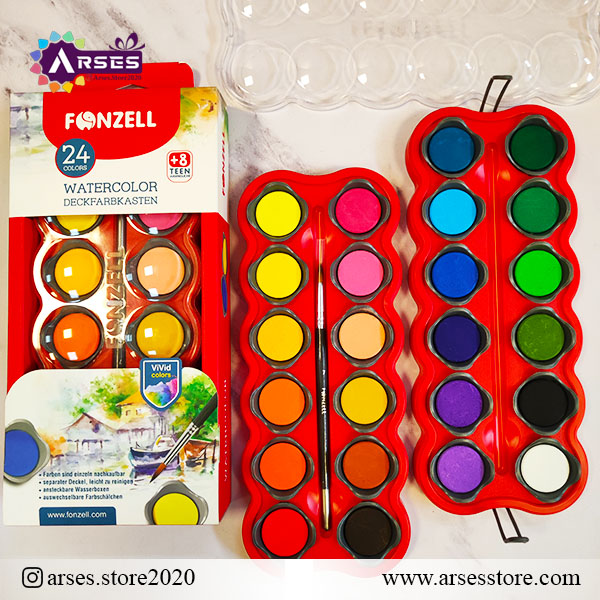آبرنگ 24 رنگ فونزل 2