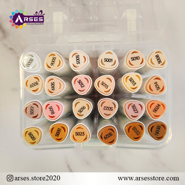 ماژیک 24 رنگ طیف پوستی وینتر2