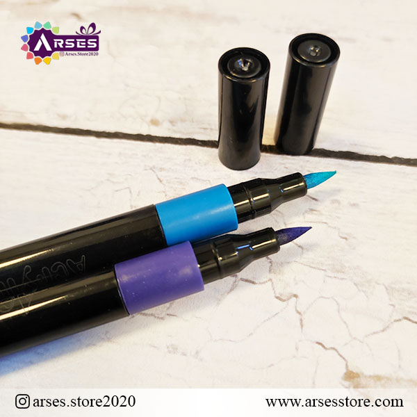 ماژیک 60 رنگ براش اکرولیک سطلی 4