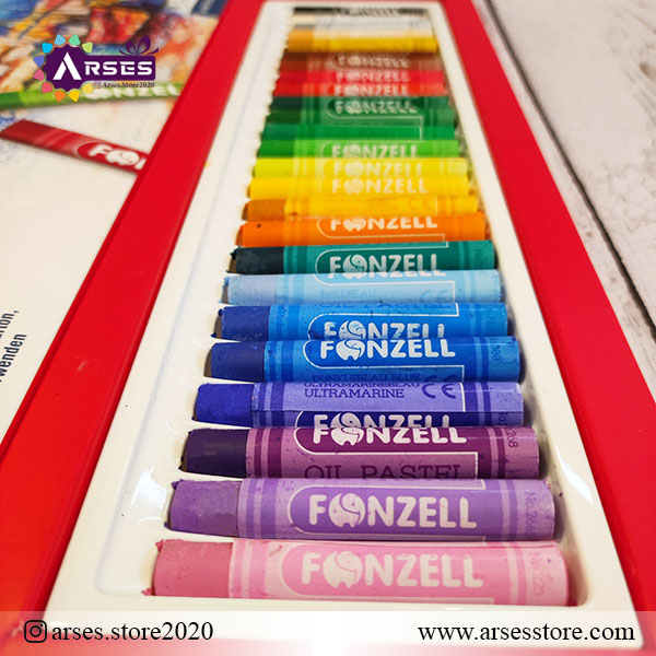 پاستل 25 رنگ روغنی فونزل3